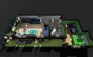 Mamaia Nord Residence 3D – propunere design interior